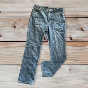 Lee High Rise Straight Leg Men's Blue Denim Jeans Sz 12 M